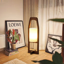 Axya Solid Wood Floor Lamp: Simple Retro Lighting for Living Room, Bedroom, Study