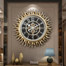 Axya Sun Wall Clock - Elegant Home Decor, High-End Design
