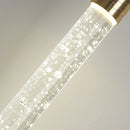 Axyaa Modern Crystal Gold Pendant Light for Home Living, Bedroom, Dining Room