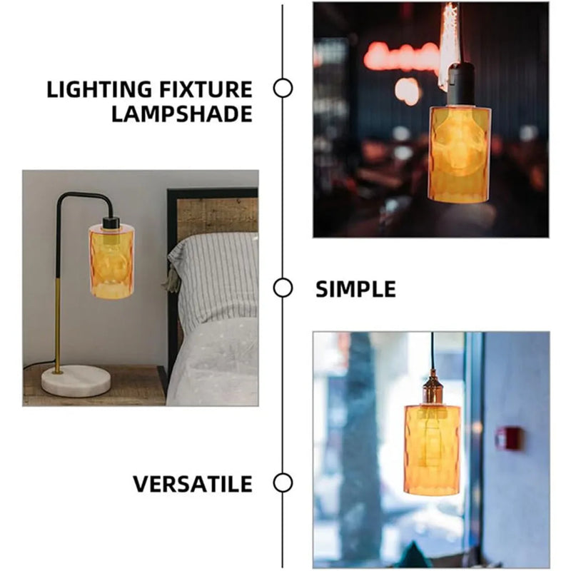 Axyaa Water Ripple Glass Lamp Shade for Lighting Fixture