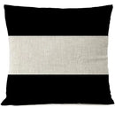 Axyaa Geometric Linen Pillowcase 45x45 - Home Office Sofa Décor