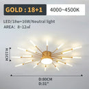 Axyaa LED Ceiling Lamp: Modern Elegant Luxurious Main Light for Bedroom