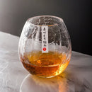 Axya Japanese-style Ice-Cracked Glass Set for Drinking Water, Wine, Whiskey