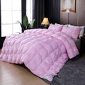 Axyaa Cotton Solid Color Down Quilt - Warm Comfortable Sleep Quilt