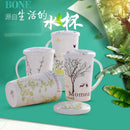 Axyaa Bone  Thermal Mug Porcelain Espresso Cups Big Tea Cups Fashion Tazas Mug