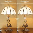 Axyaa Modern Swan Copper Table Lamps - Creative LED Desk Light for Home Décor