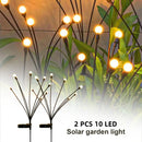 Axyaa Solar Glowworm Lights: Dual-Color LEDs, Waterproof for Lawn, Pathway, Patio