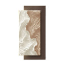Axyaa Abstract Black White LED Mural Entrance Wall Lamp