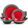 Axyaa Stoneware Dinnerware Set, 16/32 Pieces, Service for 4/8, 3 Color Options