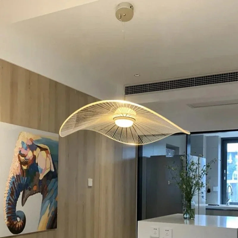 Axyaa Postmodern Wave Design LED Chandelier for Living Room & Office