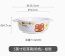 Axyaa Dinosaur Ceramic Children's Bowl - High Temperature Resistant, Cute & Versatile