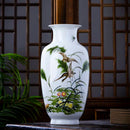 Axyaa Chinese Ceramic Vase Ornaments for Office, Home, Store Decor & Furnishing