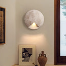 Axyaa Nordic LED Wall Lights Round Yellow Stone Bedside Lamp