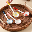Axyaa Ceramic Ice Cream Spoons - Set of 4