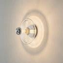 Axyaa Nordic Water Ripple Glass LED Wall Lamp for Living Room Bedroom Study
