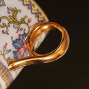 Axyaa Ceramic Enamel Coffee Cup and Saucer Set - Elegant Household Mugs