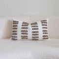 Axyaa Brown Geometric Cushion Cover for Home Decor - 45x45cm, 30x50cm