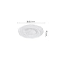 Axyaa Glass Ripple Plate Set for Molecular Cuisine Restaurant Tableware