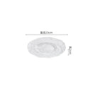 Axyaa Glass Ripple Plate Set for Molecular Cuisine Restaurant Tableware