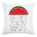 Axyaa Cartoon Fruit Vegetable Print Cushion Cover 45X45CM