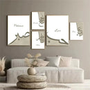 Islamic Wall Art: Axyaa Bohemia Love Success Choice Dua Canvas Poster