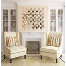 Axyaa Gold Mirrored Wall Decor Set: 5 Long Skinny Mirrors, Living Room Decor