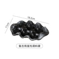 Axyaa Ceramic Egg Tray with Grid Dipping Material & Aesthetic Design