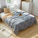 Nordic Cotton Throw Blanket | Axyaa Summer Quilt for Home Decor & Sofa