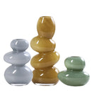 Axyaa Geometric Glass Vase for Flower Arrangement and Home Decoration