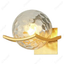 Axyaa LED Glass Sphere Wall Lamp for Bedroom Living Room Lighting