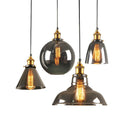 Axya Nordic Glass Ball Pendant Lights for Modern Living Room and Kitchen