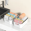 Axyaa Plastic Container Organizer Crate for Office, Kitchen Cabinet Storage