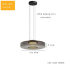 Axyaa Glass Pendant Light - Modern Minimalist LED Chandelier for Home, Restaurant, Bar