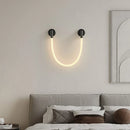 Axyaa Silicone Music Note Wall Lamp: Modern Minimalist Nordic Lighting for Bedroom