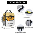 Axyaa Gudetama Cartoon Eggs Insulated Lunch Bag Eco-Friendly Thermal Cooler