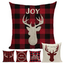 Linen Christmas Cushion Covers for Couch Living Room - Axyaa Glam Décor