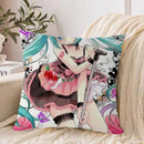 Axyaa 40*40 Hatsune Miku Pillow Cover Set for Stylish Bed Decor