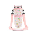 Axyaa Daisy Water Bottle Holder for Stanley Cup 40oz - Cute Tumbler Bag