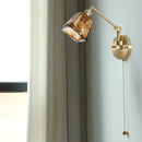 Axyaa Vintage Glass LED Wall Lights - Rotate Wandlamp