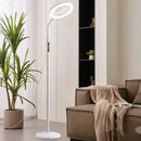 Axyaa LED Full Spectrum Fan Light - White Circular Ring - Three Color Light Source