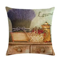Purple Lavender Floral Pillowcase for Home Decor by Axyaa