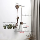 Axyaa White Ceramic LED Wall Lamp with Pull Chain Switch