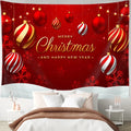 Axyaa Christmas Tapestry: Festive Holiday Party Decoration for Home Living Room Bed