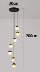 Axyaa Modern LED Chandelier for Dining Room and Living Room