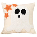 Axyaa 3D Ghost Easter Egg Embroidered Pillowcase Halloween Home Decor Pillow Covers