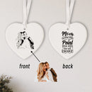 Axyaa Personalized Ceramic Photo Engraved Heartfelt Keepsake Gift