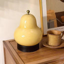 Axyaa French Pear Cream Touch Night Light - Portable Ambient Light for Bedroom & Study