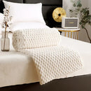 Axyaa Super Soft Flannel Fleece Blanket: Large, Warm Throw for Bed or Sofa