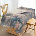 Axyaa Waterproof Rectangular Tablecloth for Party Decor and Dining Tables