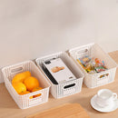 Axyaa Square Plastic Storage Basket with Lid: Versatile Home Organization Solution